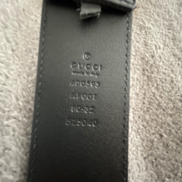 Authentic Gold GG Classic Gucci Belt